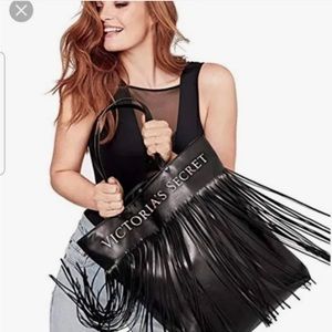 Victoria Secret fringe tote New $25